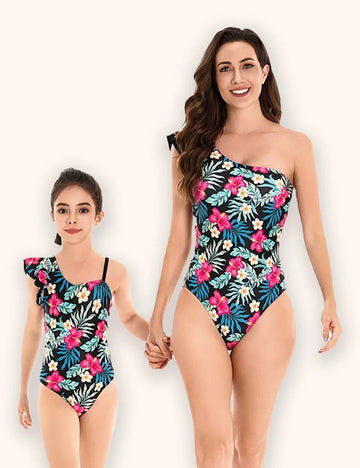 Flower Family Matching Swim Suit